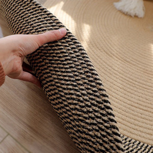 <span class=keywords><strong>Tapis</strong></span> en jute tressé <span class=keywords><strong>rond</strong></span> ovale personnalisé écologique DaiRui, <span class=keywords><strong>tapis</strong></span> de sol, <span class=keywords><strong>tapis</strong></span> de cuisine ronds pour la décoration - Product Image 3