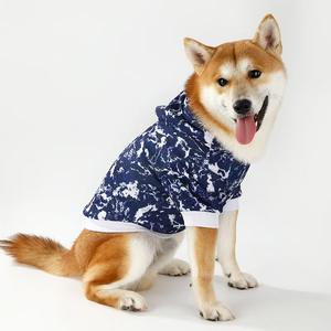 폴리에스터 강아지 애완 동물 후드 스포츠 스타일 코트 재킷 사계절-여름 겨울과 봄 - Product Image 1