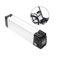 250w-500w 36V الكهربائية مجموعة بطارية دراجة الفضة الأسماك نوع 36v 10ah بطارية أيون الليثيوم