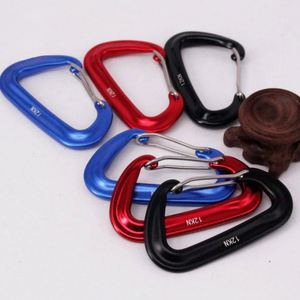 Mosquetón de Seguridad en Forma de D de Aluminio Aeronáutico Resistente, Gancho de Resorte para Hamaca de Escalada de 12KN, Personalizado y Duradero - Product Image 4