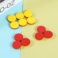 Jetons de tri ronds double face bicolores en EVA durable pour activités mathématiques scolaires
