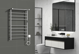 BODE En Acier Inoxydable <span class=keywords><strong>Mural</strong></span> <span class=keywords><strong>Électrique</strong></span> Chauffe-Serviettes Salle De Bains Serviette <span class=keywords><strong>Radiateur</strong></span> <span class=keywords><strong>Avec</strong></span> <span class=keywords><strong>Thermostat</strong></span> - Product Image 6