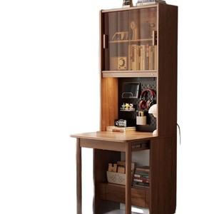 Étagère murale en bois massif pliable, étagère de rangement rectangulaire pour le salon, la chambre à coucher, l'organisation - Product Image 5