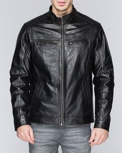 2020 Vintage Design hommes en cuir véritable Racer Style veste Logo personnalisé Long hiver printemps motif XL fermeture éclair OEM Service - Product Image 2