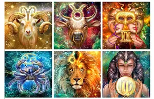Peinture diamant animal <span class=keywords><strong>lion</strong></span> 5d kit de peinture diamant décoration maison élégante personnalisée peinture diamant pour adultes et enfants - Product Image 3