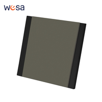 Interruptores y Enchufes de Pared WESA Ultrafinos con Botón Pulsador EU 1/2/3 Vías, Enchufe de Alimentación de 1 Vía, Combinación Libre, Diseño Moderno de Lujo