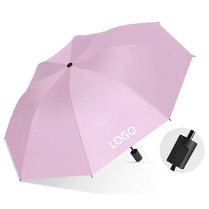 Рекламный оптовый компактный водонепроницаемый зонт от солнца 3 складной зонт от солнца маленький Пользовательский логотип печать рыночный зонт - Product Image 5