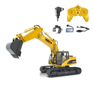25M distance 30mins play time 1:14 R/C metal rc engineering vehicle 15ch remote control excavator with light