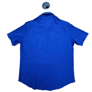 เสื้อเชิ้ตเมอร์เซอร์จากผ้าฝ้าย100% & เสื้อเชิ้ตแขนสั้นสีกรมท่าฝรั่งเศสสำหรับผู้ชาย - Product Image 2