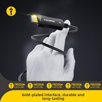 Câble hybride optique-cuivre 21 fibres 8K haute définition avec connecteur plaqué or pour PC, téléviseurs et décodeurs HS-817