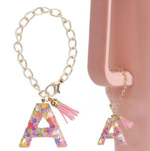 26 tiếng Anh Thư nhựa cup chuỗi tiếng Anh Thư chuỗi dễ thương phụ kiện mặt dây chuyền Keychain - Product Image 1