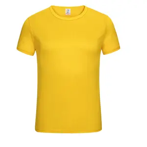 High Quality T-shirt Solid Cheap High Quality 11 Colors 170 Grams Custom OEM Polyester T Shirt Blank Plain Men's T Shirts