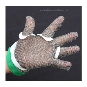 Gants de boucher de maille de courrier de chaîne d'acier inoxydable de catégorie comestible pour couper la viande - Product Image 6