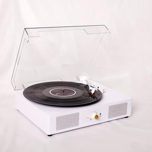 Tocadiscos de Vinilo con Altavoces Integrados, Radio FM USB, Reproducción de 3 Velocidades, Tocadiscos BT, Decoración de Audio para el Hogar, Plástico, Gran Venta - Product Image 5