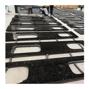 <span class=keywords><strong>Plan</strong></span> <span class=keywords><strong>de</strong></span> <span class=keywords><strong>travail</strong></span> <span class=keywords><strong>de</strong></span> <span class=keywords><strong>cuisine</strong></span> en <span class=keywords><strong>granit</strong></span> brun Angola Trous d'évier rectangulaires découpés - Product Image 1