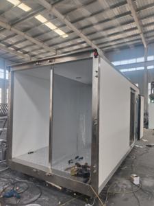 Dongfeng Jiefang modelo nuevo aislado <span class=keywords><strong>Furgon</strong></span> Box fibra de vidrio PU Panel compuesto para transporte de alimentos congelados carga refrigerada - Product Image 4