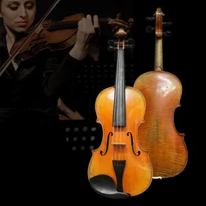 Violino Stile Guarnieri 4/4, Qualità Orchestrale, Suono Impressionante, Legno Europeo, Vernice all'Olio, Accessori in Ebano, Arco e Custodia Inclusi - Product Image 3