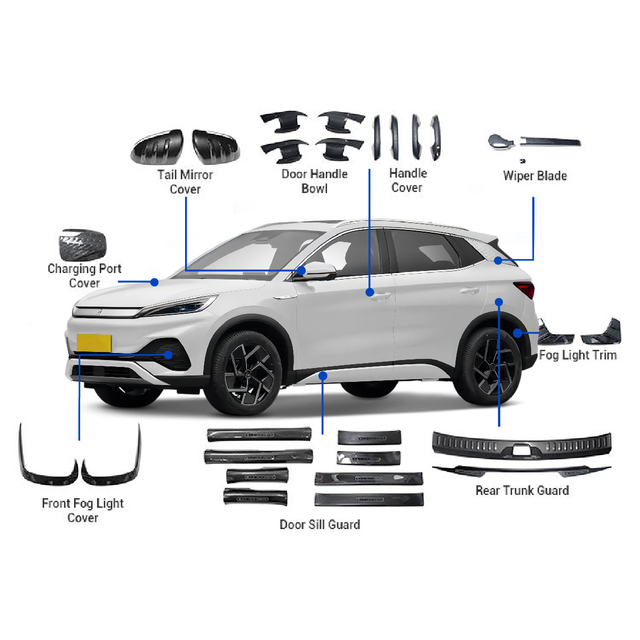 Wholesale BYD Spare Parts Byd Song Qin Yuan Plus Universal Parts Bumper Wrap-around Handle Cover Other Car Accessories in Stock