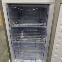 Réfrigérateur à double porte de 128L, mini réfrigérateur à économie d'énergie et d'économie d'énergie, mini réfrigérateur de stockage et de congélation à froid