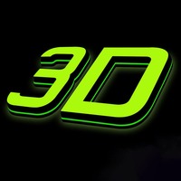 Letras de Canal Iluminadas con LED 3D Profesionales, Señalización con Efecto Halo Personalizado para Hospitales, Decoración de Pared para Empresas