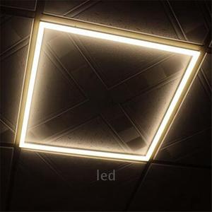 Éclairage encastré à haute efficacité Panneau de rétro-éclairage à LED Fabriqué en Chine <span class=keywords><strong>600</strong></span> <span class=keywords><strong>600</strong></span> Panneau LED carré à cadre blanc - Product Image 3