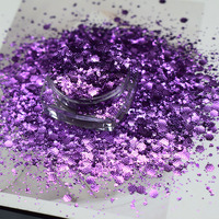 Poudre de paillettes PET en vrac gaufrée et mélangée pour gobelets, résine époxy, nail art, loisirs créatifs, slime et cosmétiques