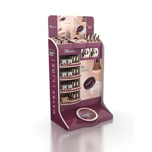 Promotion Pos Retail Shop Make Up Stand Cosmetic Nail Polish Display Racks