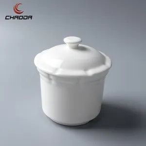 4-дюймовая Керамическая Мини-посуда в западном стиле, чашка в полоску, домашняя белая маленькая чаша в микроволновой печи, круглая десертная чаша с крышкой