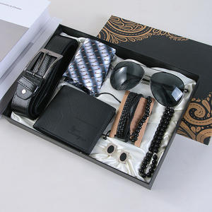 Nuevo, Caja de Regalo Moderna y Exquisita con Múltiples Artículos: Cartera de Metal, Reloj, Pulsera, Correa, Clip para Corbata, Gemelos, Bolígrafo, Regalo de Navidad - Product Image 2