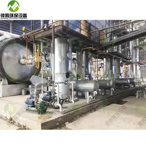 Engine Oil Recycling Process System Plant Manufacturers Diesel Base Oil Diesel Distillation Machine 10 ~ 260 Tons 220V ~ 415V 85-90%