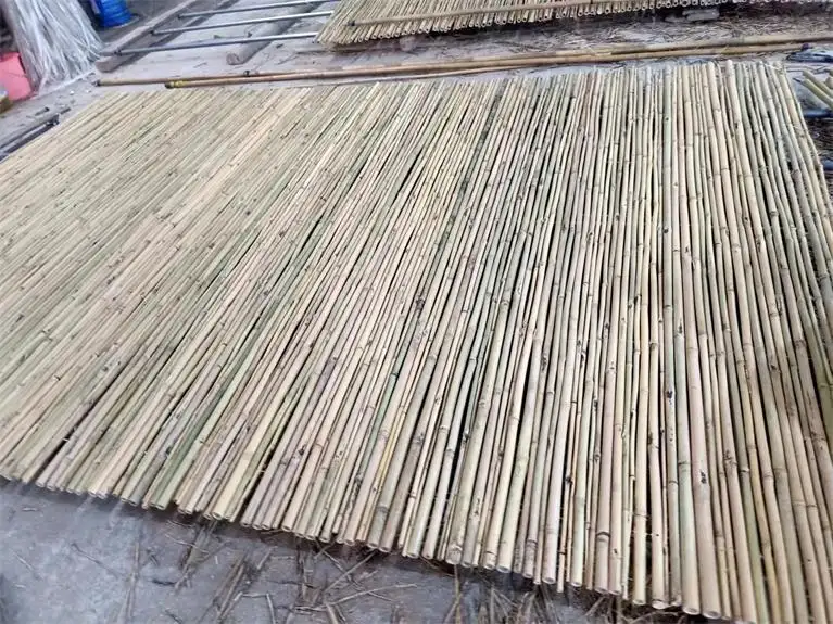 Dekorasi ramah lingkungan kualitas tinggi murah tahan busuk pagar bambu murah untuk halaman