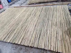 Cercas de bambu decorativas ecológicas de alta qualidade à prova de podridão baratas para quintal