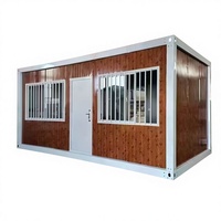 Maison mobile préfabriquée sur mesure de 20 pieds ou 40 pieds, structure en acier, abri de camping, mini-maison