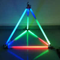 DC 24V 2M LED 360 degrés Tube laiteux PC Shell RGB Programmable Pixel lumières de scène pour les événements de conférence d'exposition de fête de Club