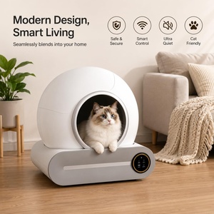 Smart Automatic <b>Cat</b> <b>Litter</b> Box Electric Hidden Closed Self Cleaning App Control <b>Litter</b> Box Litieres Auto Netoyante Pour Chat - Product Image 4
