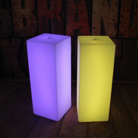 Offre Spéciale Couleur Meubles Lumineux Carré Conduit Table De Cocktail