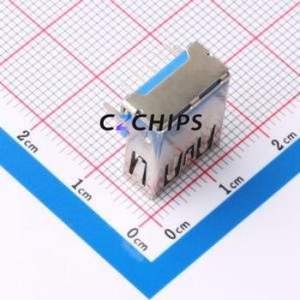 HC-USB3.0-L168-ZP USB Connector Bent Lead Through Hole Connector Type-A USB 3.0 Female Right Angle Insert - Product Image 2