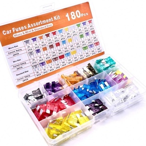 180Pcs Car Fuses Assorted Kit, 60 Mini Blade Car Fuse +60 Standard Fuse Automotive +60 Micro Fuse + Fuse <b>Puller</b> - Product Image 3