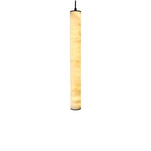 Modern Minimalist Cylindrical Pendant <b>Light</b> Led Single Head Natural Marble Bedroom Hotel Wall Lamp - Product Image 5
