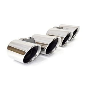 Punta de <span class=keywords><strong>Escape</strong></span> de Acero Inoxidable 304 para Automóvil SYPES, Tubo de <span class=keywords><strong>Escape</strong></span> para Carrera 911.1 GTS 2013-2015 - Product Image 4