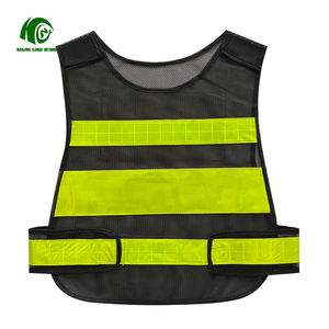 Harga pabrik rompi keselamatan reflektif visibilitas tinggi pakaian reflektif ritsleting Multi saku rompi reflektif - Product Image 4