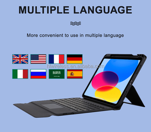 <span class=keywords><strong>Clavier</strong></span> sans fil à ciseaux avec pavé tactile et rétroéclairage pour iPad 10e génération – Étui Folio intelligent à <span class=keywords><strong>prix</strong></span> d'usine - Product Image 3