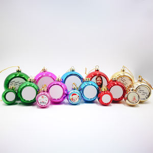 Topjlh Vierges <span class=keywords><strong>de</strong></span> sublimation personnalisés Ornement <span class=keywords><strong>de</strong></span> <span class=keywords><strong>Noël</strong></span> avec <span class=keywords><strong>photo</strong></span> Meilleur cadeau pour maman <span class=keywords><strong>papa</strong></span> enfants - Product Image 3