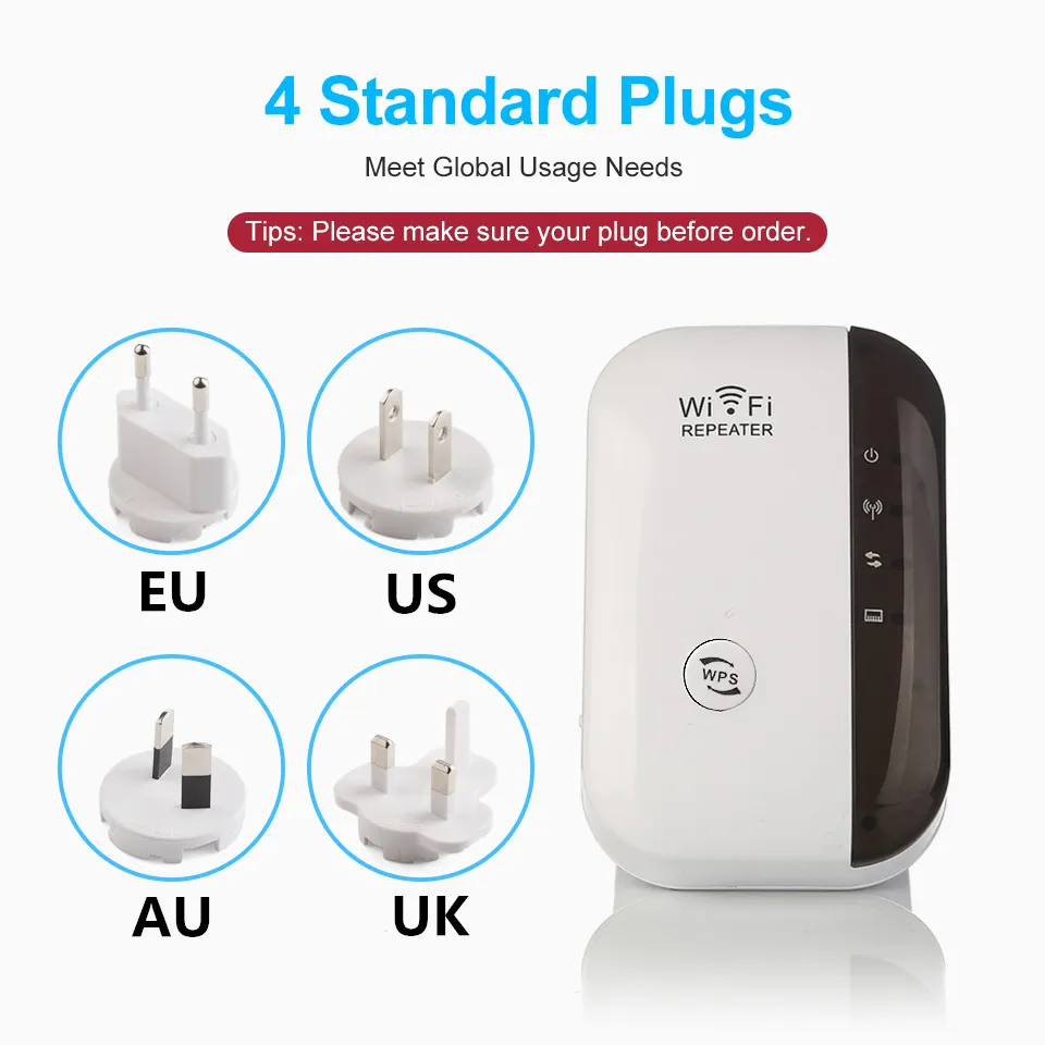 Wifi Ieee802.11 N/g/b Hot Selling 802.11N Wifi Booster 300M WiFi Amplifier 2.4G Signal Extender 300mbps Wifi Repeater Pro