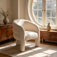 CARLFORD Fauteuil Modulable de Luxe Design Tissu Canapé d'Appoint Sillas pour Salon, Chambre ou Appartement