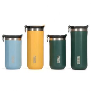 Manufacturer Custom 304 Stainless Steel Double-layer <b>Thermos</b> Cup With Cover Outdoor Sports Kettle - Product Image 1