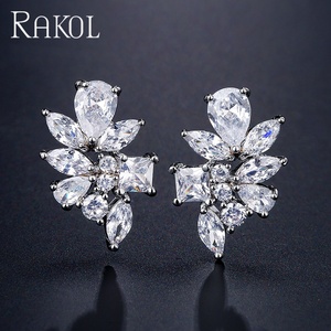 Pendientes de Cristal con Pedrería Lacole EP2954, Elegantes y Exquisitos para Novias, Joyería para Mujer - Product Image 4