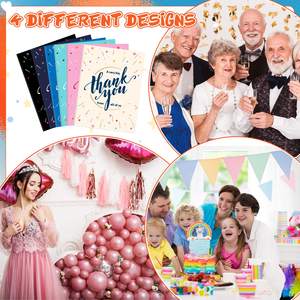 Myway 2026 Biglietti d'Auguri Giganti per Compleanno, Regali e Forniture per Feste, <span class=keywords><strong>Libro</strong></span> degli Ospiti Gigante, Biglietti d'Auguri Oro Rosa per Donne - Product Image 6