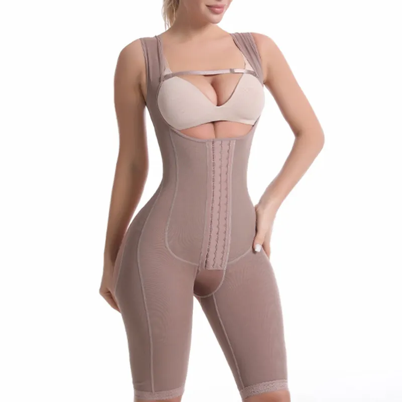 Wholesale Colombian Girdles Free Breast Postoperative Fajatex Girdles Underwear in Wedding Dress Colombian Sheath for Women