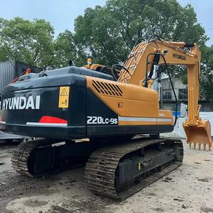 Excavadora Hyundai ROBEX 220LC-9S usada, 22 toneladas, de Corea Original, buenas condiciones, componente del núcleo del motor, Modelo 2020, Cubo de 1,2 m³ - Product Image 6
